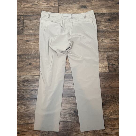 J.Hilburn Tan Tech Dress Pants 36x31 Performance Stretch Business Casual Golf - Picture 5 of 7